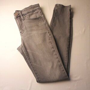 Athleta Denim Jeans Size 2 Skinny Leg Mid Rise Grey Color